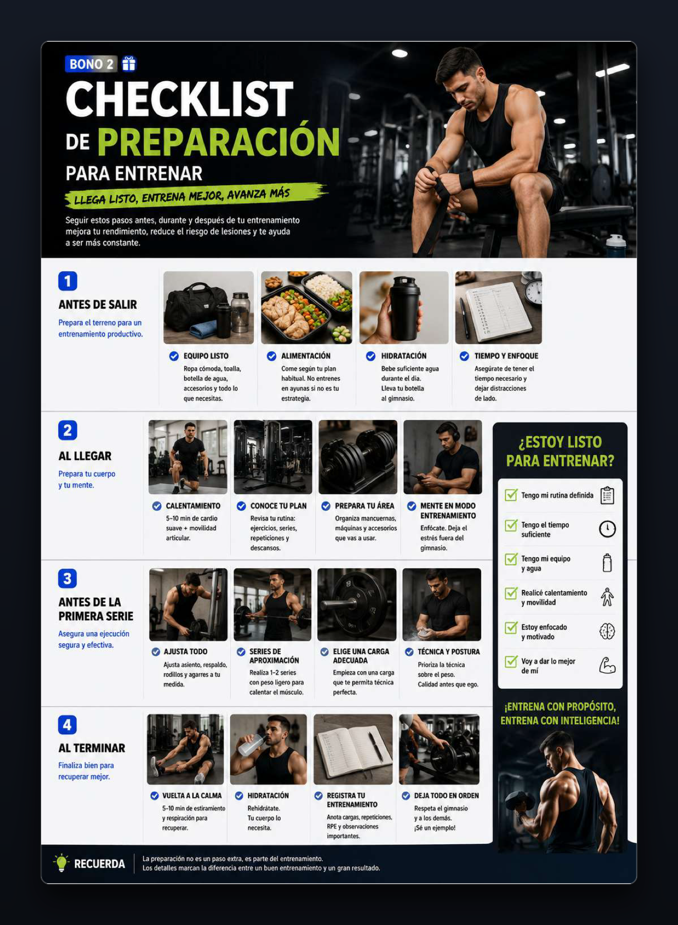 Bono 2 Checklist Visual de Entrenamiento