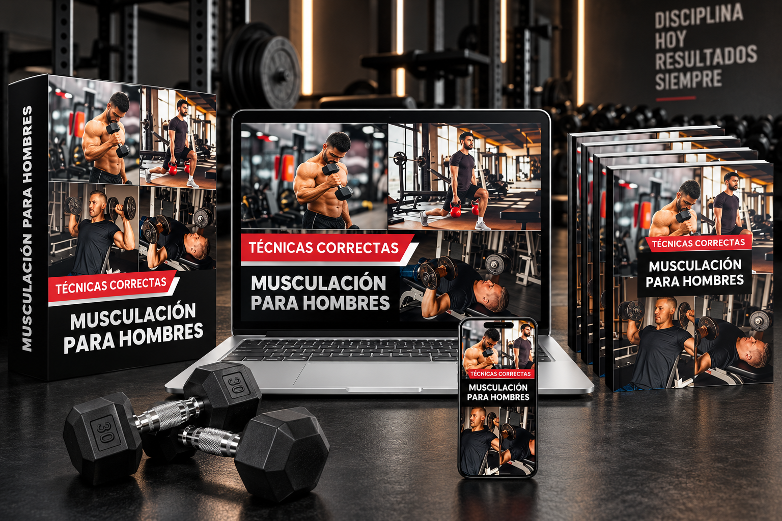 Pack Completo Técnicas Correctas de Musculación para Hombres